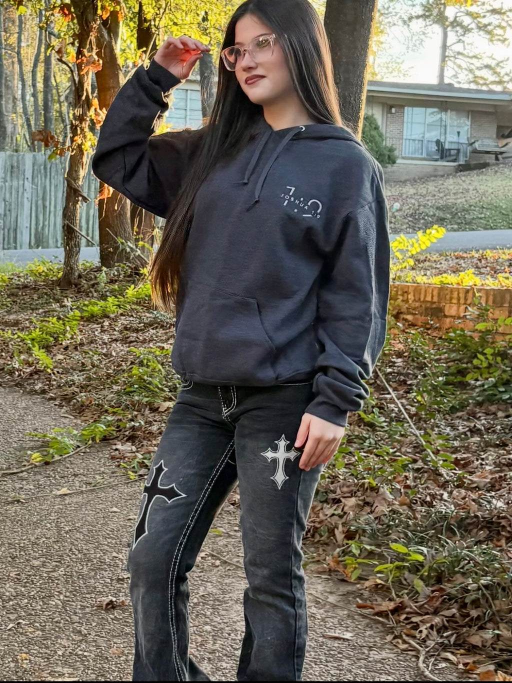 1:9 Hoodie- Black Heather