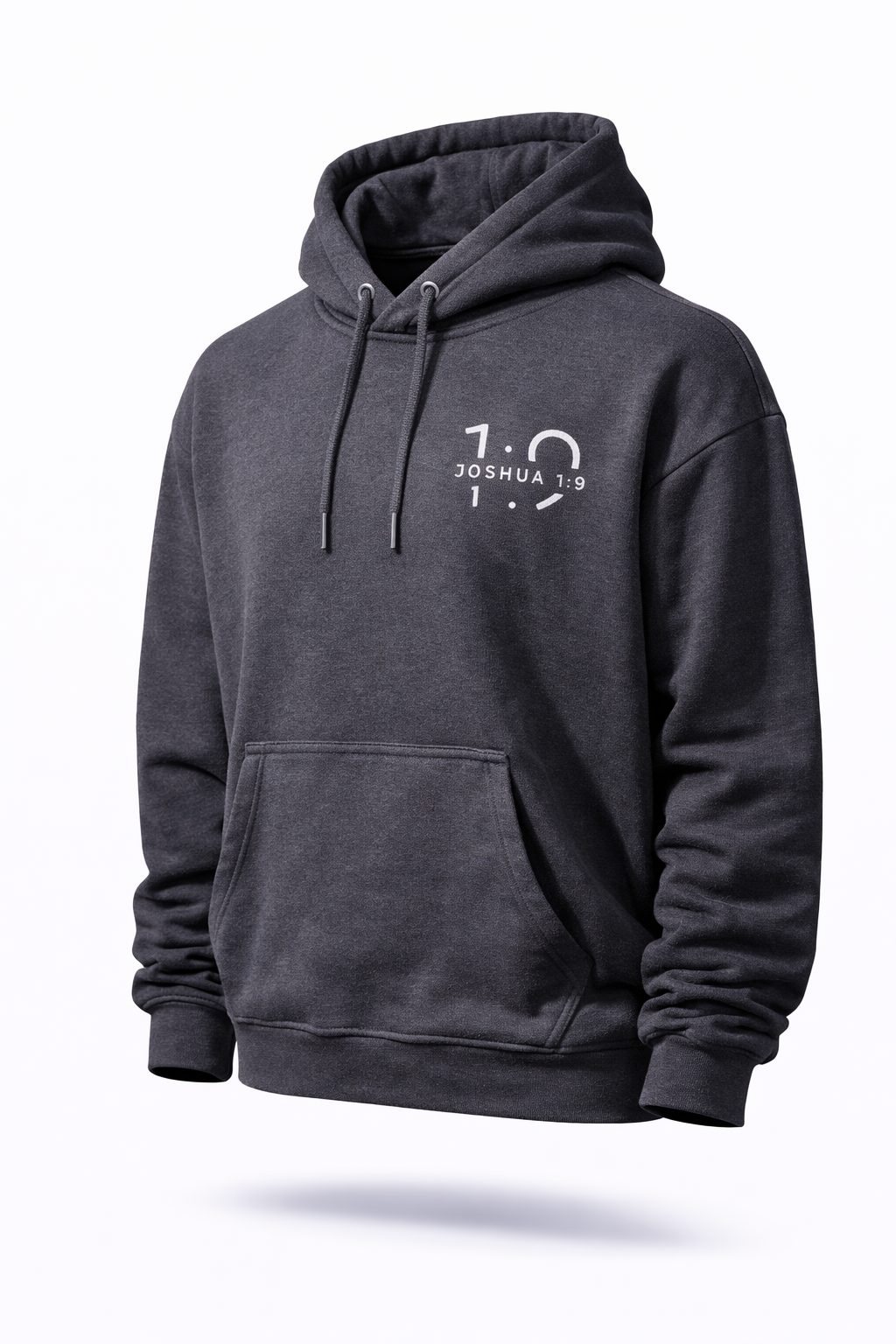 1:9 Hoodie- Black Heather